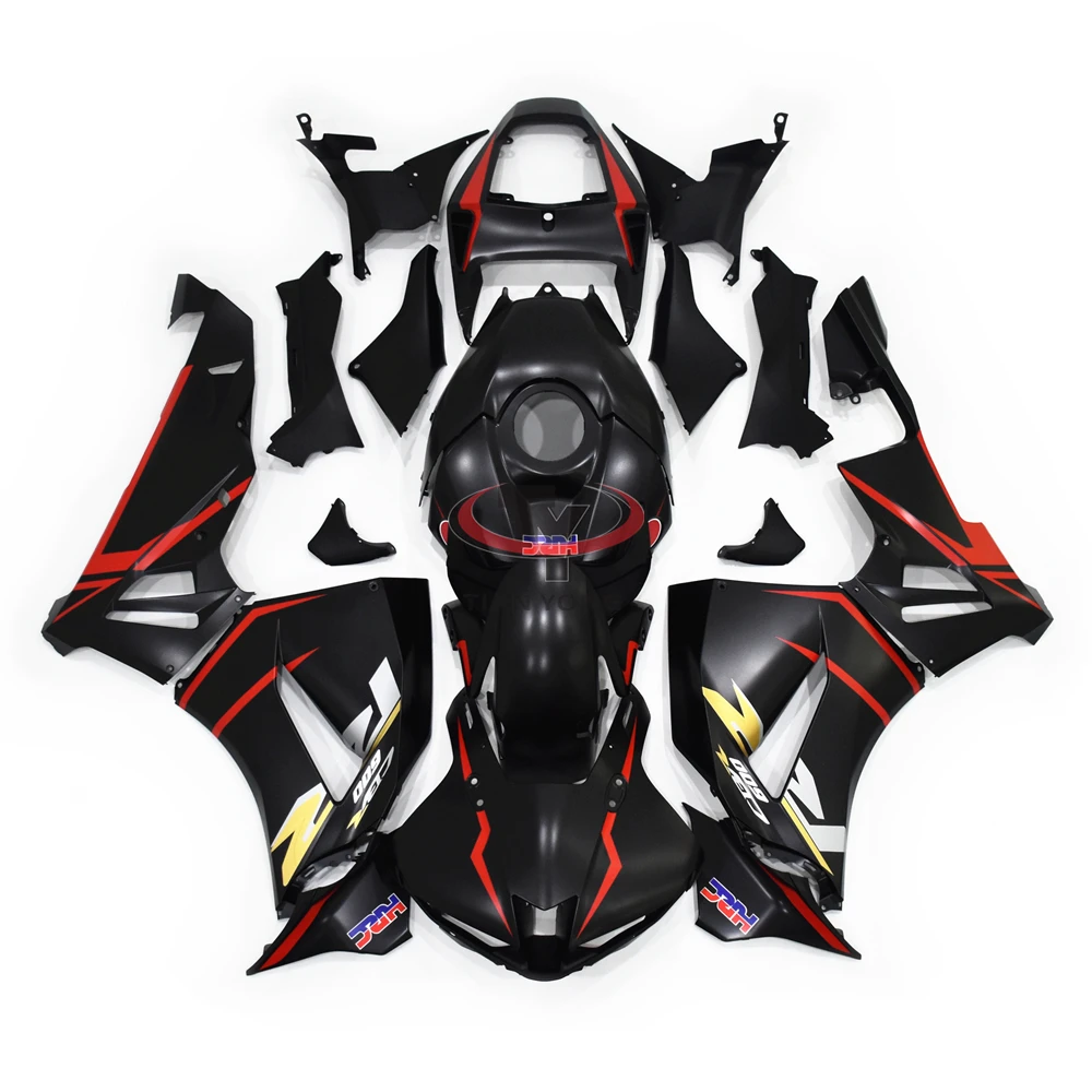 Für CBR600RR 2024 Verkleidung Karosserie Helle Lichtdruck-Verkleidung in Rot-Schwarz Motorrad Komplettes Verkleidungsset 2025 2026 F5 CBR600 RR