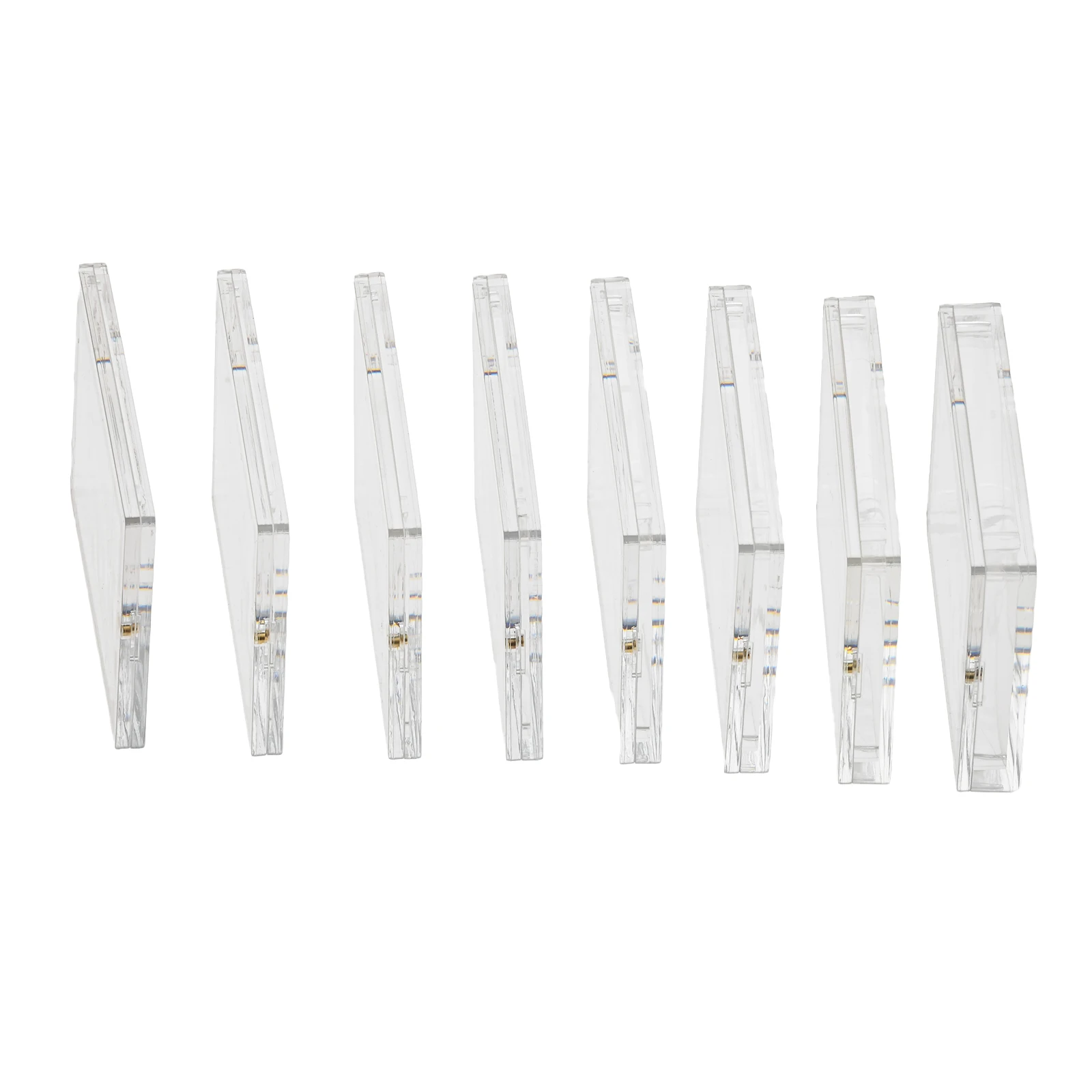 1pc Magnetic Card Holder 35/55/75/100/130/180/260/360Pt Transparent White Magnetic Seashell Card Brick for Trading Sports Cards