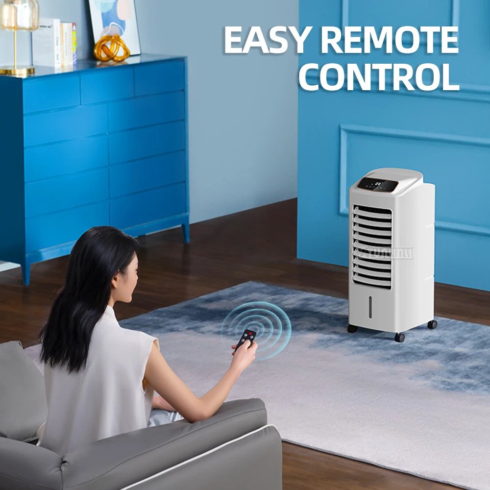 Ventilador de refrigeración para el hogar, máquina de aire acondicionado, Enfriador de aire pequeño, aire acondicionado de calefacción de doble uso móvil