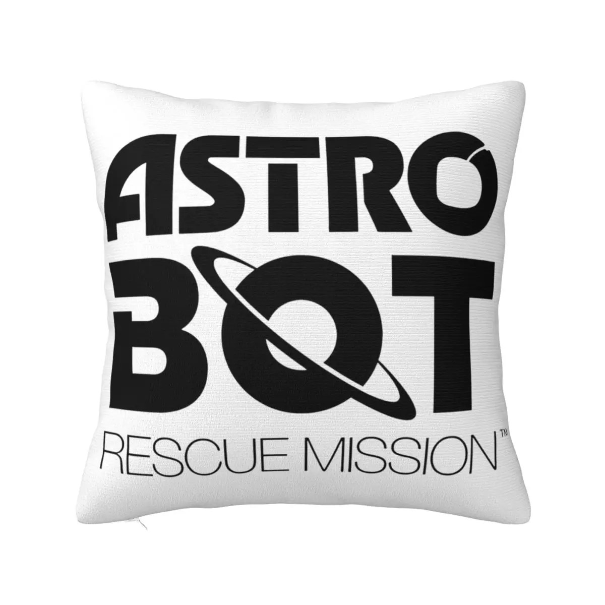 Home Decoration ASTRO-BOT Rescue Mission BLACK Pillowcase Accessories Pillow Cover Square Multi Size