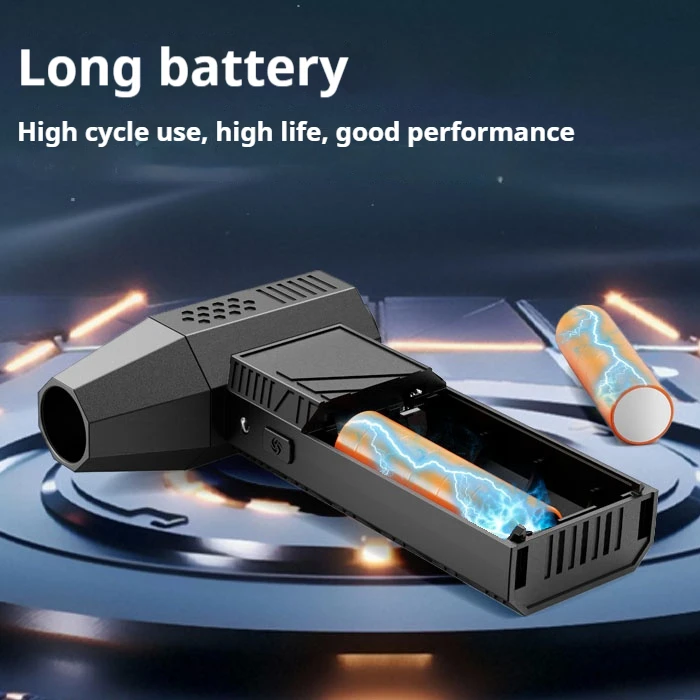 強力なファン、高速ターボファン、990,000 RPM、ターボチャージャー付きC6ブラシレス送風機、秒速65メートル、掃除機