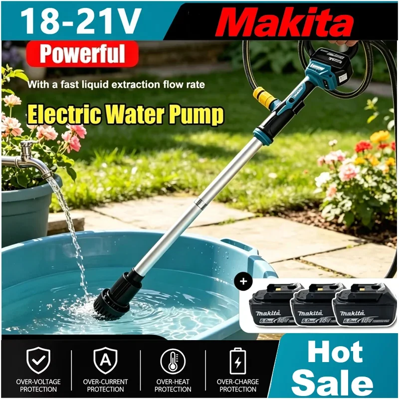 Makita 18V Cordless Submersible Water Pump Portable Deep Wel