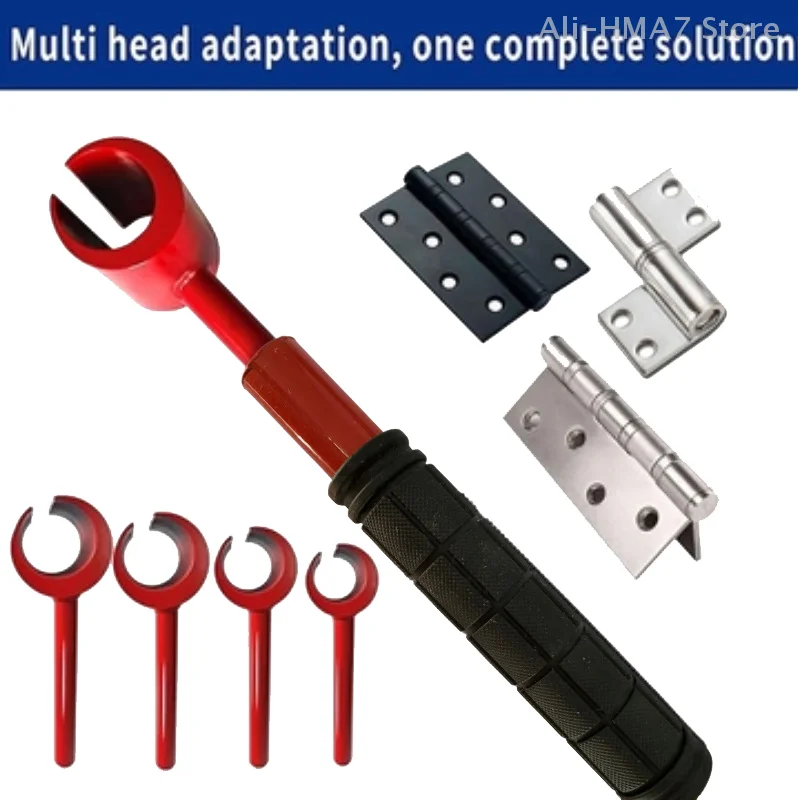 Conjunto de chave de ajuste de dobradiça atualizada, 4 unidades, ferramenta de ajuste de dobradiça de porta pesada, vários tamanhos para alinhamento de porta e armário