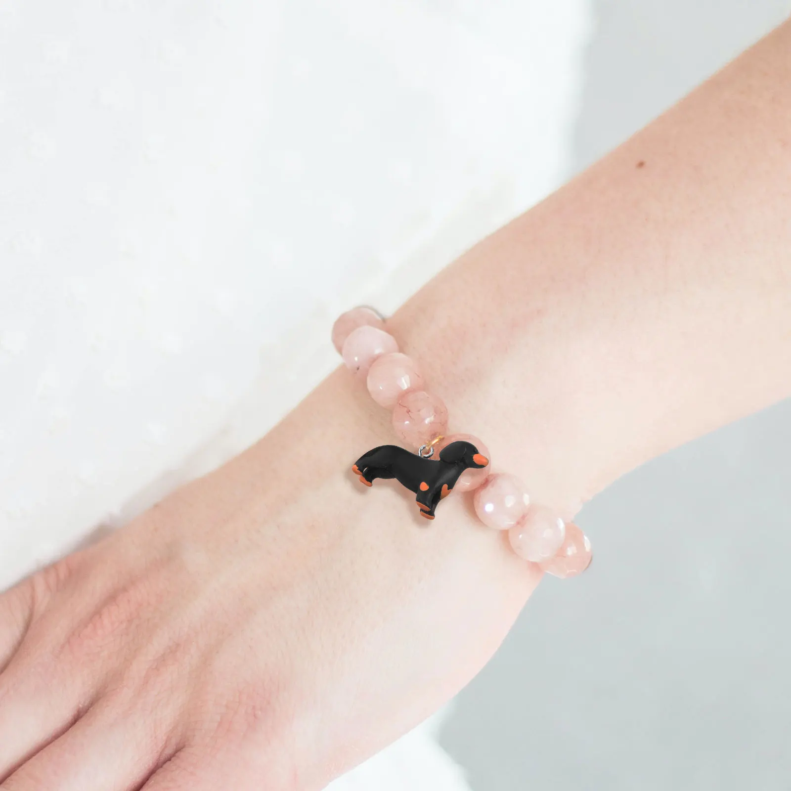 

10pcs Resin Sausage Dog Charms Black Color for DIY Necklace Earrings Bracelet Crafts Jewelry Making Accessories Gifts