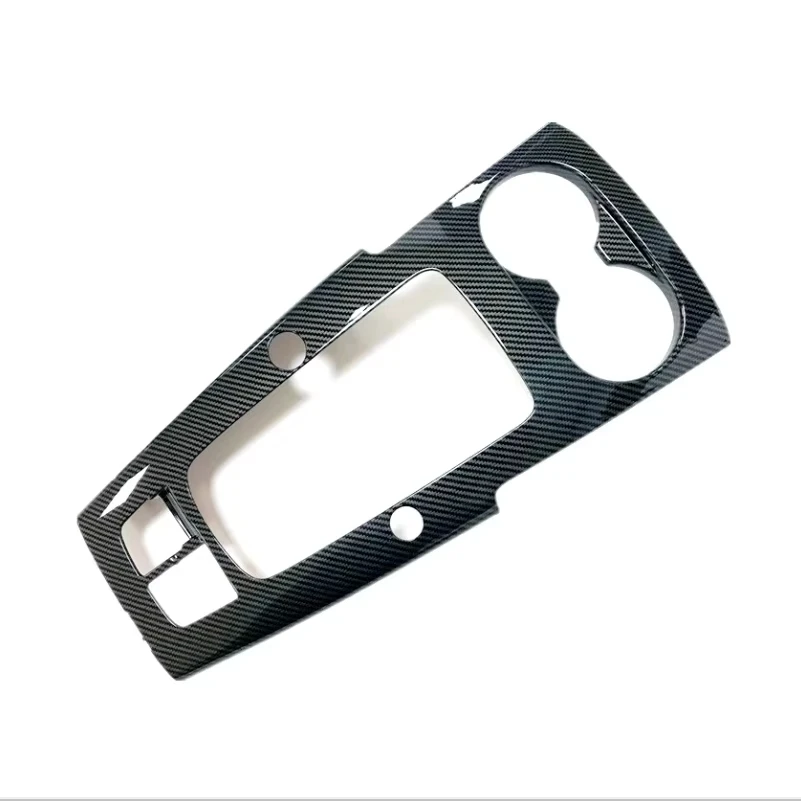 

LHD For Audi A3 8V 2013-2019 ABS Carbon Fiber Texture Car Center Console Gear Shift Panel Water Cup Frame Cover Trim Accessories