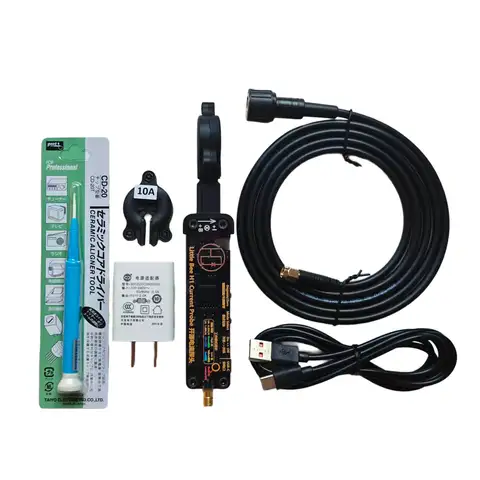 Open-source Little Bee B1 high-performance current probe upgraded to 30MHz bandwidth·dual magnetic heads plug-and-play