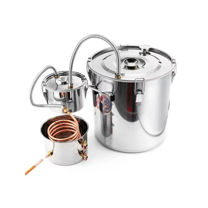 

Набор для дистилляции спирта, водный котел с медной трубкой, набор для домашнего пивоварения, нержавеющая сталь