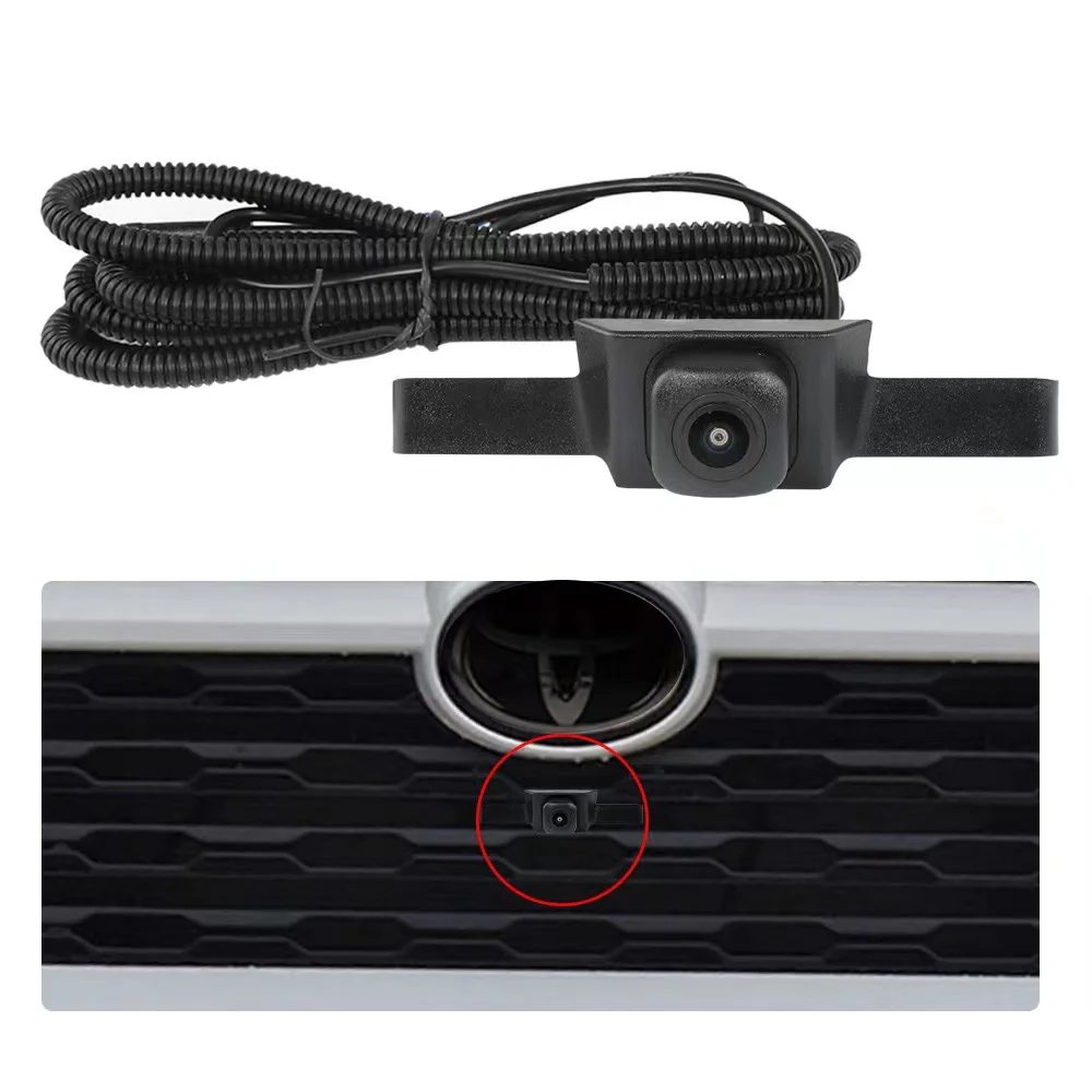 

1280*720P AHD 170deg CCD Car Front view camera For Toyota RAV4 XA50 2020 2021 parking camera night vision waterproof Full HD