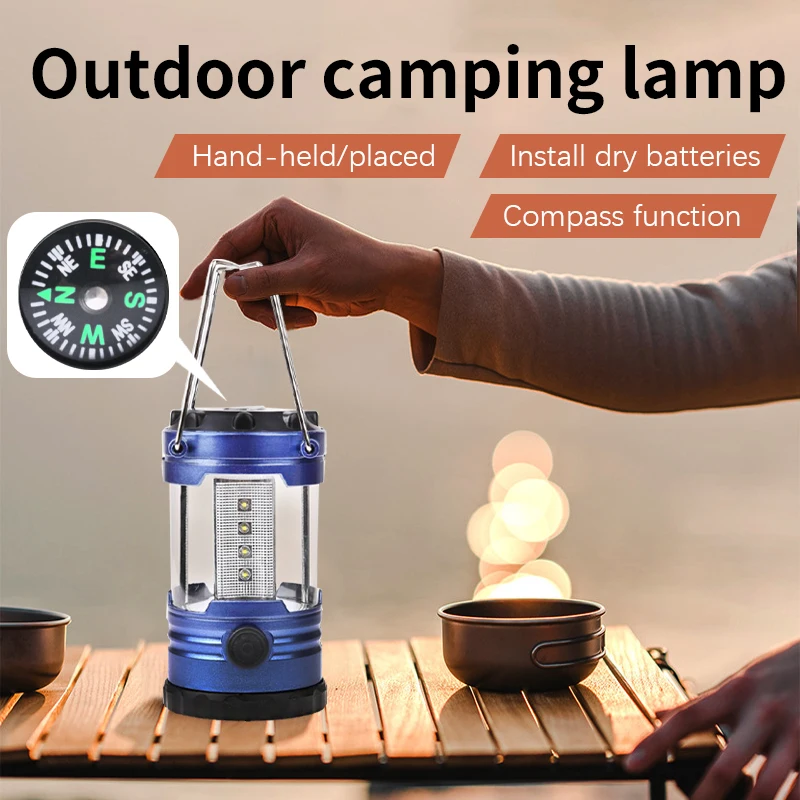 Multifunctional 12LED tent light Lantern Portable household No. 5 battery emergency light student dormitory reading light