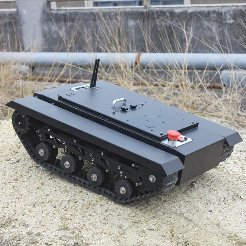 TR500S chassis All-Terrain Rubber Track Assembled Load 50KG Robot Tank without Controller