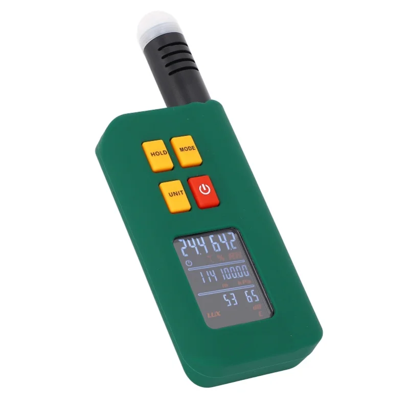 Environment Tester Temperature Humidity LX Height Air Pressure Noise Detector For Library Outdoor Workshop DC 5V