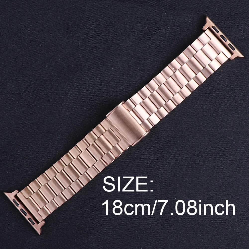 Bracelet For Apple Watch Band Ultra 2 1 Series 9 8 7 Band 45mm 41mm Stainless Steel Strap IWatch Se 6 5 4 44mm 40mm 3 42mm 38mm