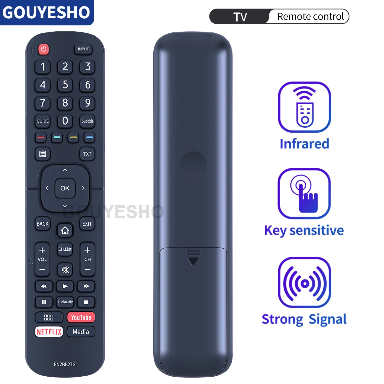 EN2BB27G ควบคุมระยะไกลสำหรับสมาร์ททีวี G-GUARD ใหม่