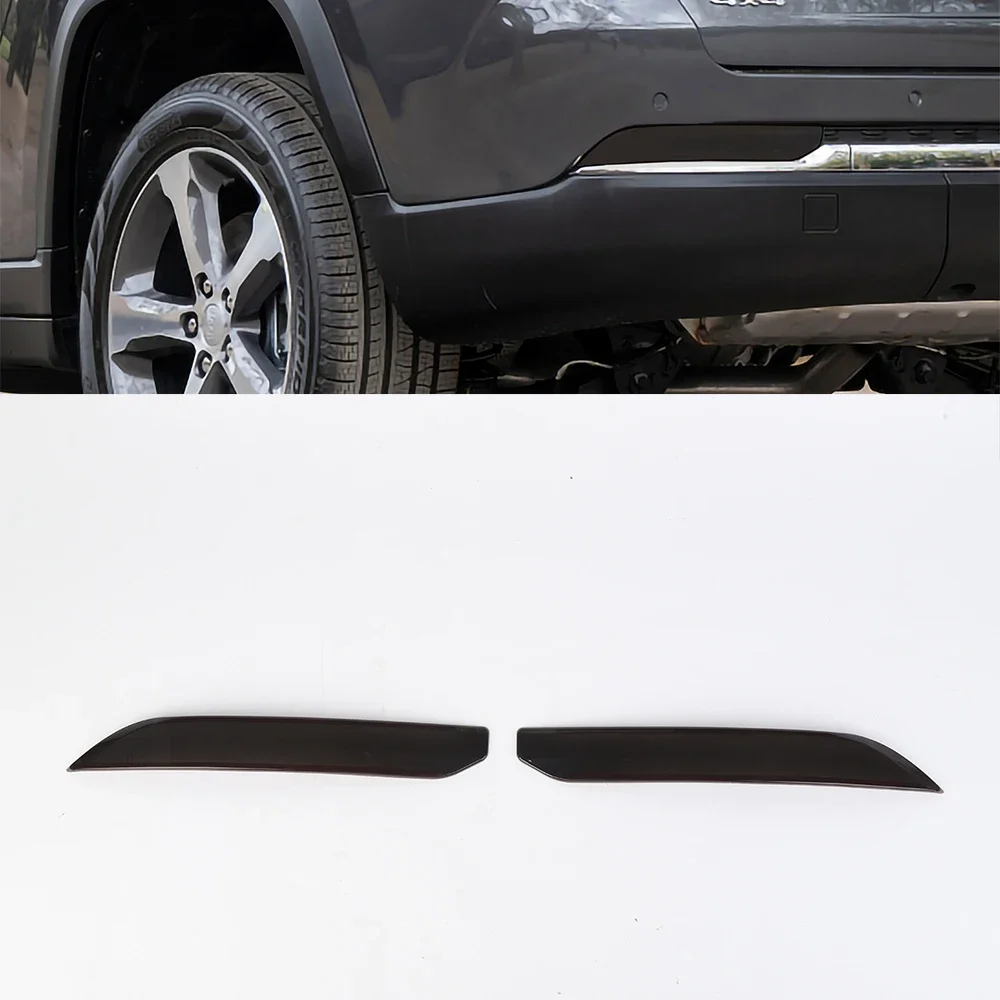 

For Jeep Grand Cherokee 2022+ Car Rear Fog Light Lamp Cover Trim Exterior Auto Styling Stickers 2pcs
