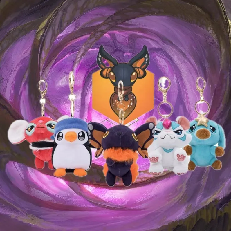 

Брелок TEAMFIGHT TACTICS, плюшевая глухая коробка QIQI GUARDIAN FUWA FEATHERKNIGHT MONARCHHUSHTAIL, оригинальная оригинальная упаковка, новинка