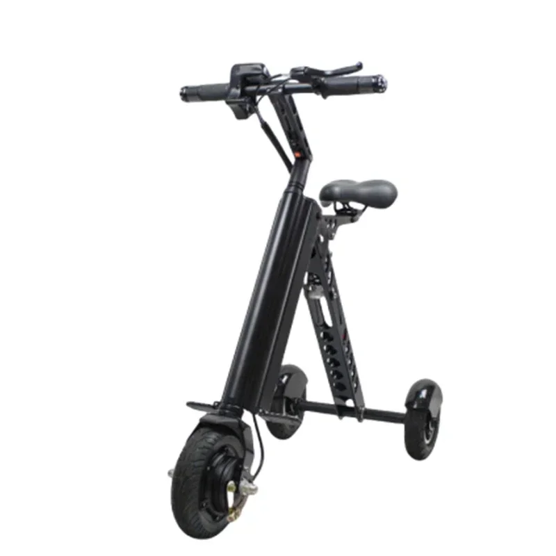 

New Folding Ultra-light Portable Lithium Battery Electric Tricycle Adult Elderly Women Fashion Mini Miniature Scooter