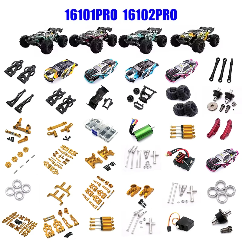 

16101 PRO 16102 PRO SG116MAX RC Automobile Upgraded Parts Housing Pillar Steering Assembly Bearing Shock Absorber 6312 6313 6314