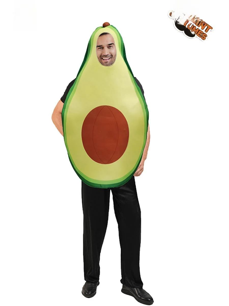 

Костюм для взрослых на Хэллоуин, забавный реквизит из авокадо, одежда для выступлений на сцене, трансграничные развлекательные наряды