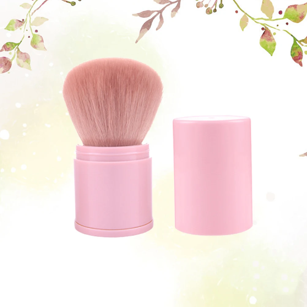 

Pink Flexible Reusable Washable Face Flexible Loose Powder Applicator For Loose Powder Supplies