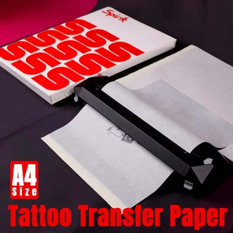 SUANGL Tattoo Stencil Transfer Paper 200/150 Sheets Tracing Paper Clear Copy Easy Operation for Tattooists Supplies