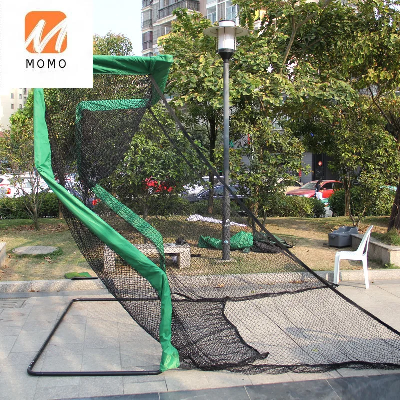 Golf simulator Golf cage for multiple sports, Golf simulator Net Baseball Net Bow Net Baseball/Softball Portable with screen