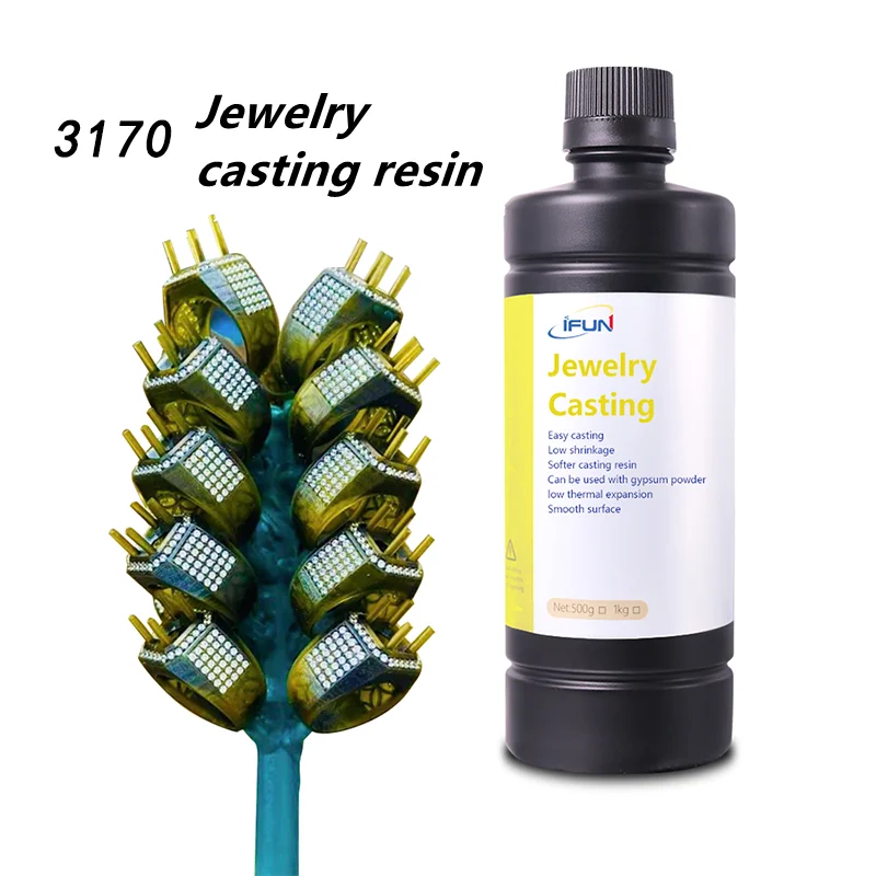 1kg 3D Materials for Jewelry Casting Easy Casting, Low Shringkage, Soft Resin Used Gypsum Powder Low Thermal Expansion