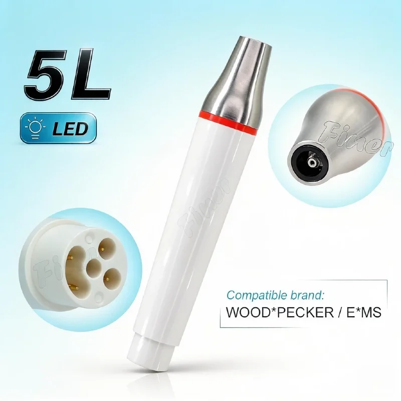 

Стоматологический ультразвуковой пьезоскалер-наконечник 5L LED, совместимый с WOODPECKER EMS, 1 шт. Стоматологический ультразвуковой скалер с LED-подсветкой