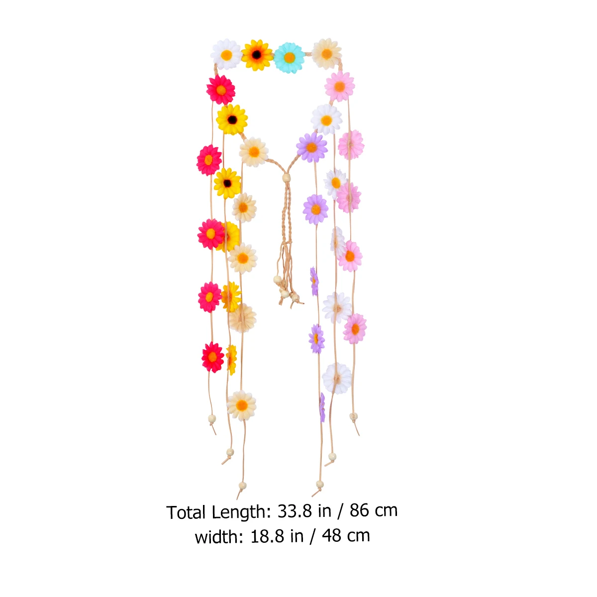 

Sunflower Headband Hair Wreath Durable Comfortable Texture Party Cosplay Photo Props Hair Floral Headband Accessories