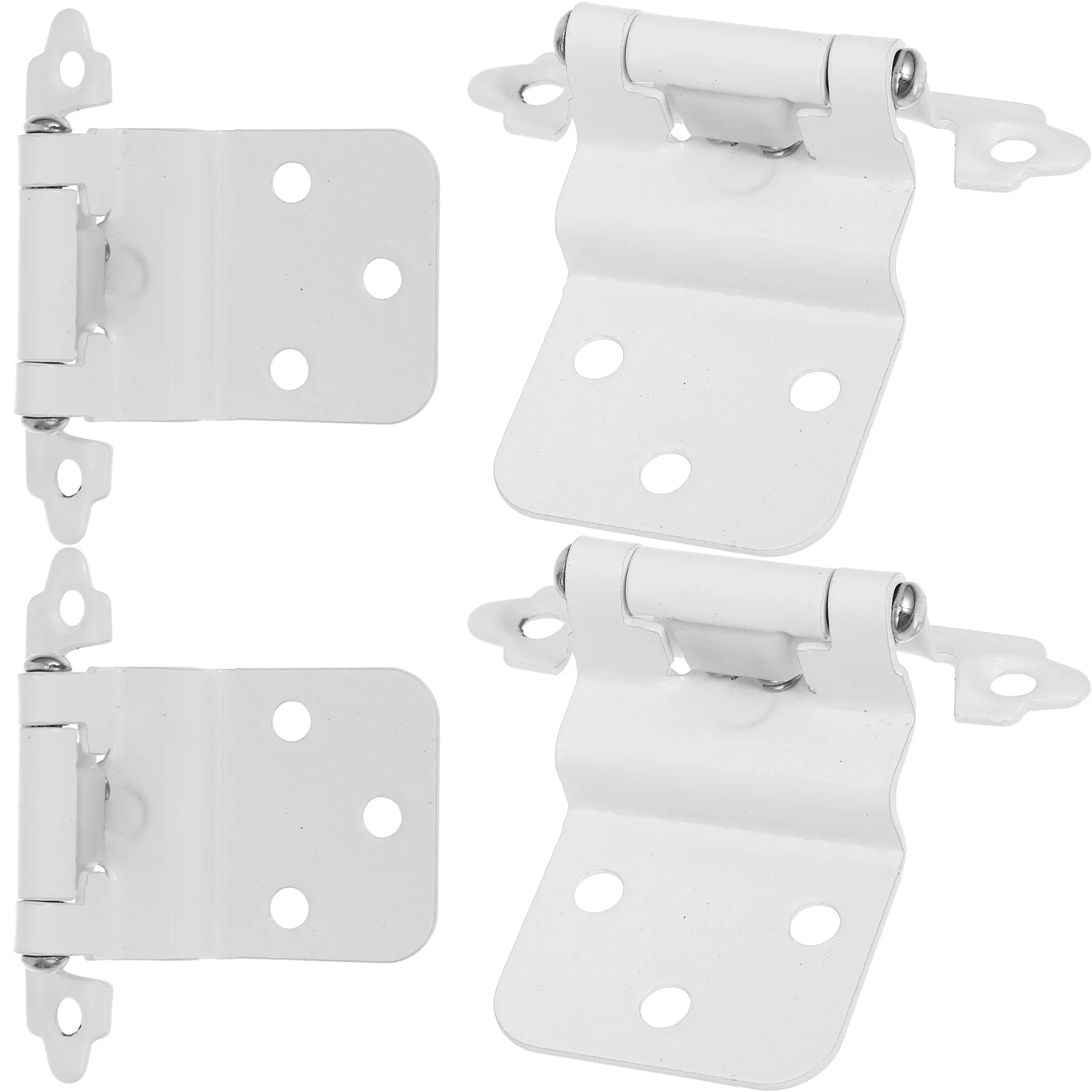 

4Pcs Multi-Fold Cabinet Door Hinge Iron Material Self Closing Dampers for Kitchen Cabinet Replacement Hardware