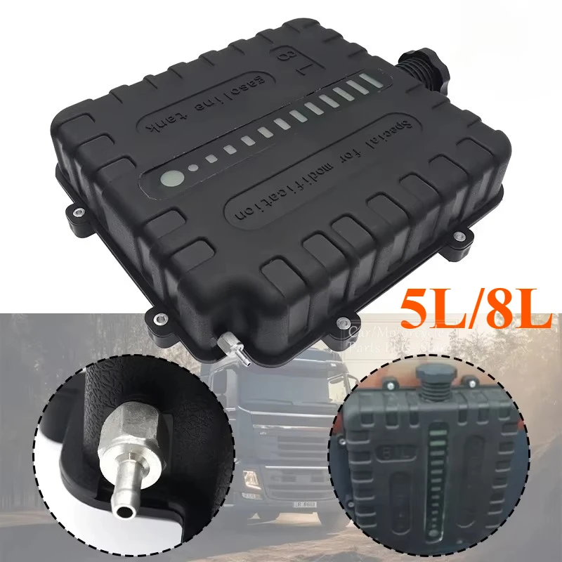 5/8L Fuel Tank Strong Durable Water Can Leakproof Storage With CapContainer Diesel Heater Tank for SUV Most Cars Household Car