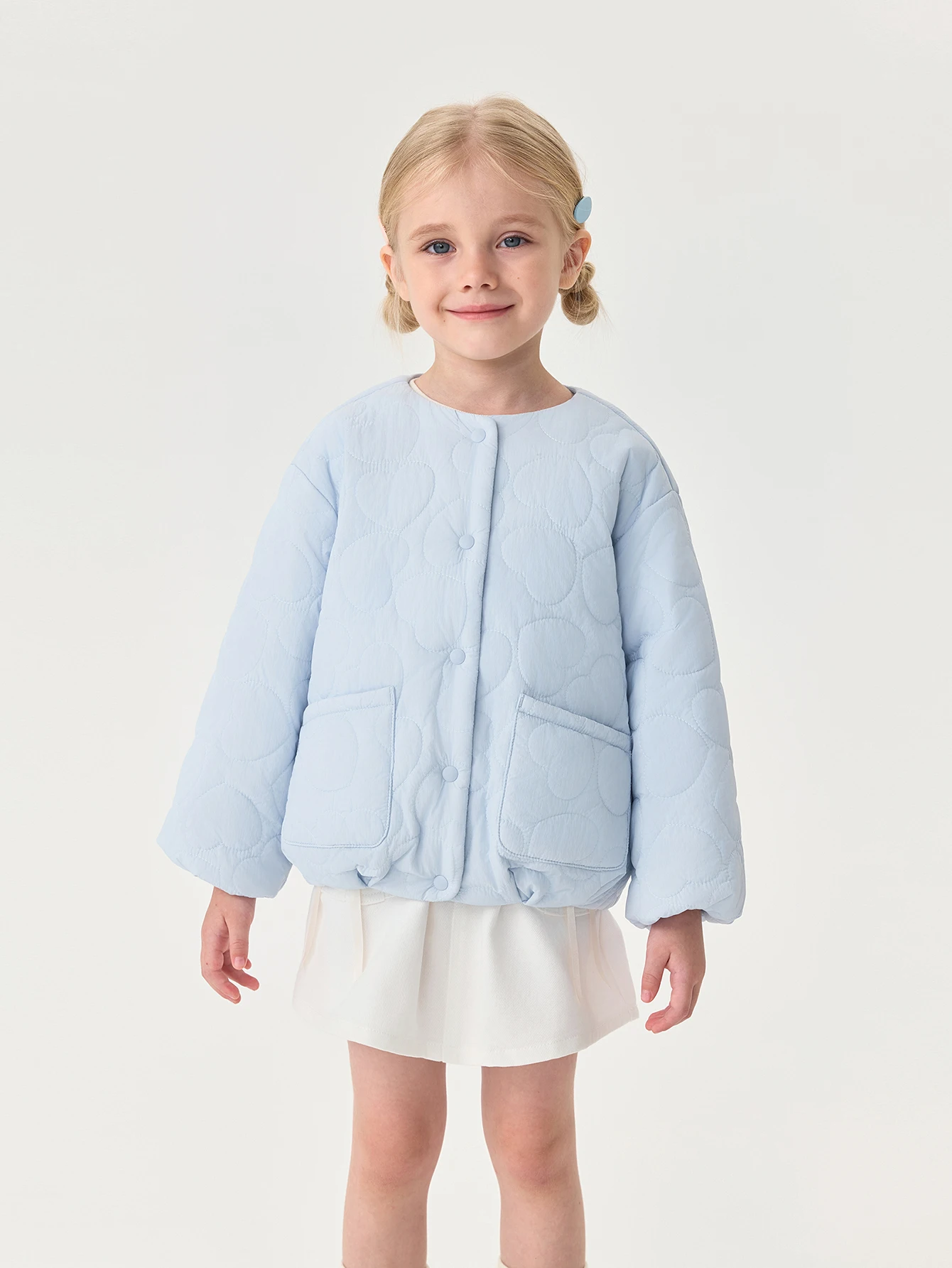 

MARC & JANIE Toddler Girl Heart Quilted Warm Jacket Puffer Jacket for Autumn& Winter 551697