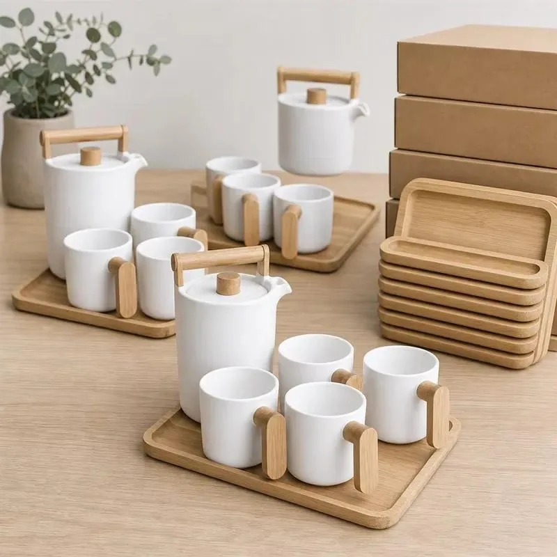 for Braided rattan tray with handle, removable, lacquered, vertical storage for kitchen food serving