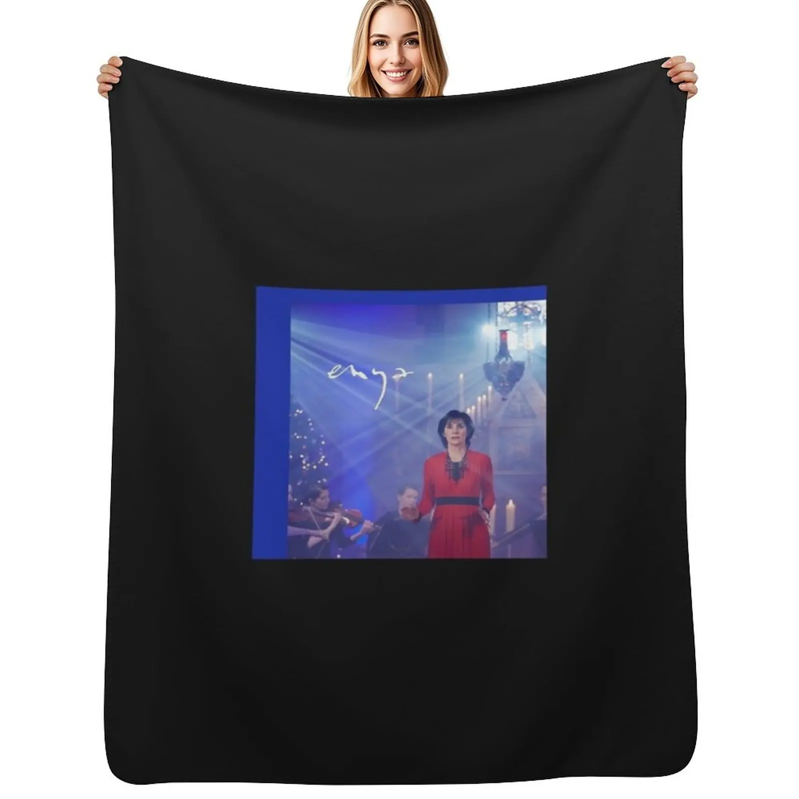 

A Christmas Enya Chiffon Top Throw Blanket Men's Soft Warm Throw Blanket for Couch