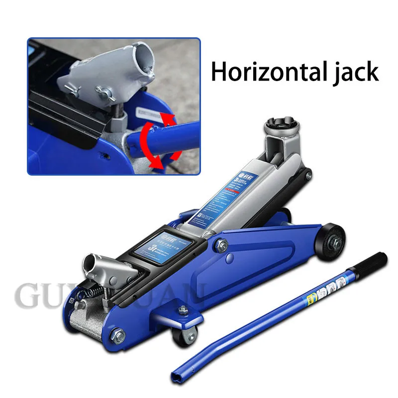 3 Ton Car Jack Lifting Set Oil Pressure Quick Lifting Horizontal Jack for SUV Tire Stand Change Tool Car Hydraulic Maintenance