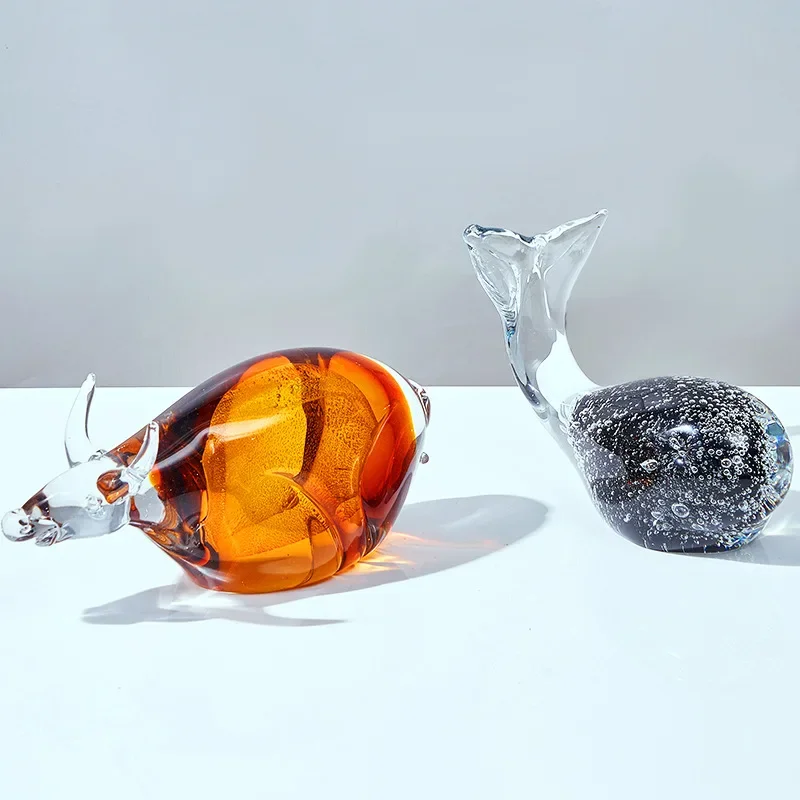 Modern simple and creative glazed desktop small ornament, living room entrance, family desk, advanced soft decoration