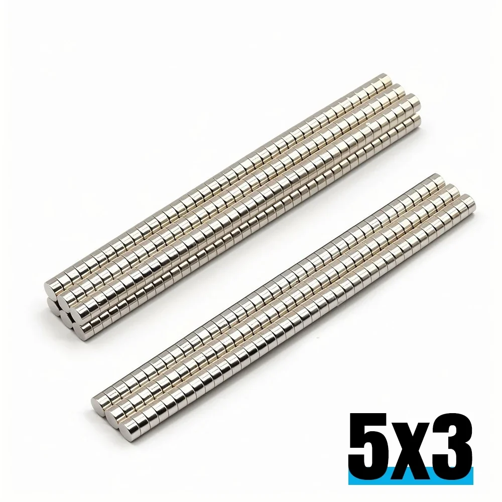 

5x3mm N35 Super Strong Round Neodymium Magnet Powerful Refrigerator Magnets NdFeB Permanent Magnetic imanes