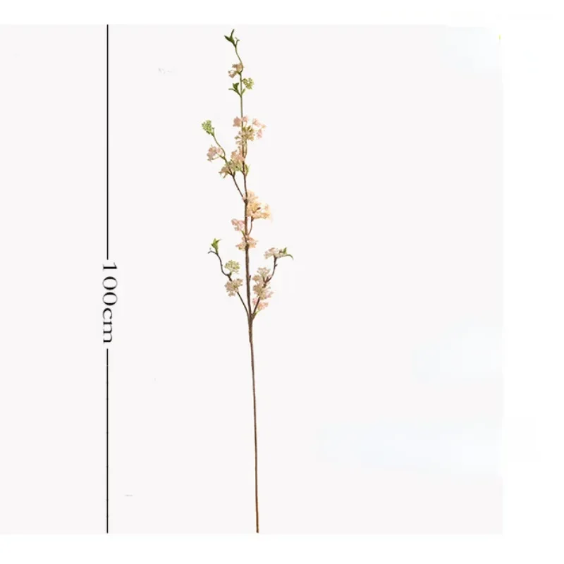 Artificial Flowers 100cm Snow Willow Wedding Flower Silk Texture American Pastoral Style Living Room Decoration Diy Props