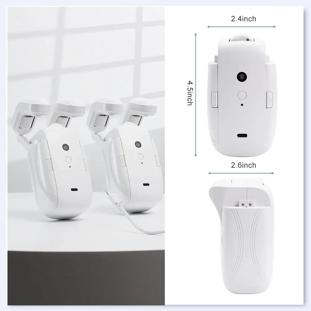 Smart Home Automatic Curtain Robot - WiFi & Bluetooth Electric Curtain Pusher with APP Remote & Voice Control via Alexa/Google