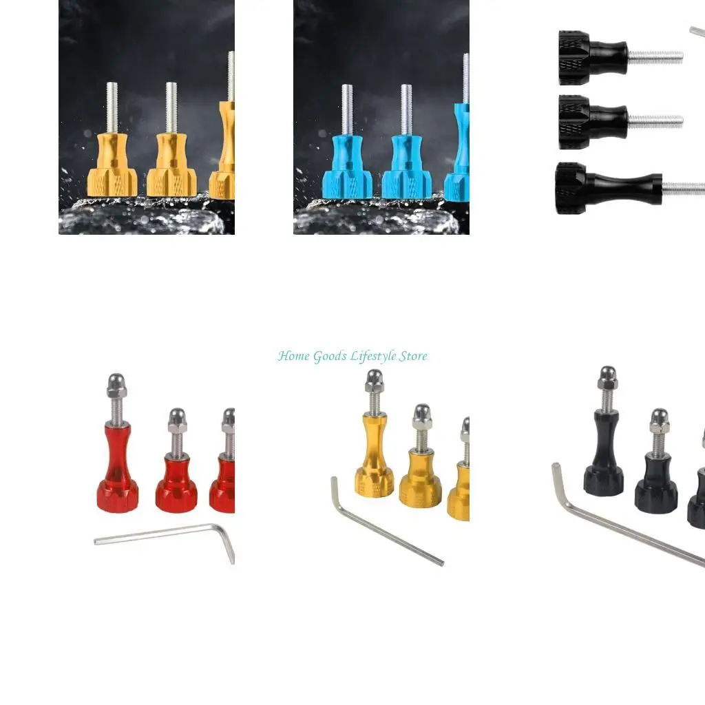 

E74E 4Pieces Multipurpose Metal Screws For Bike Repair And Electronic Devices