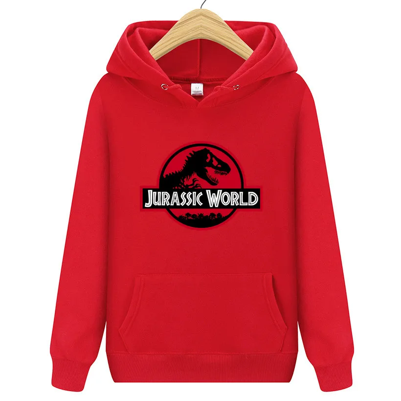 Men and women fashion Jurassic Park classic hoodie, casual wear