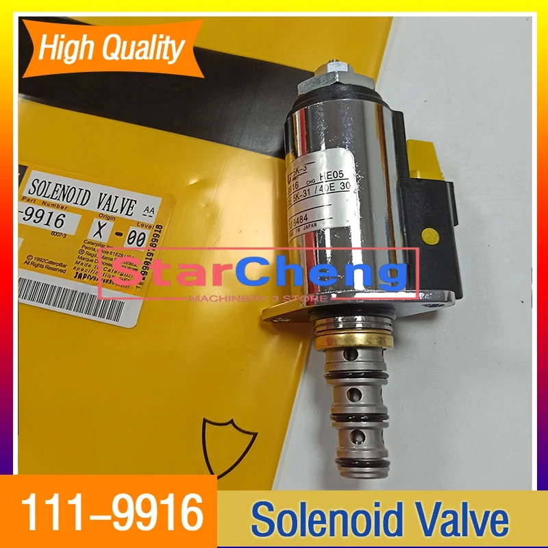 

Новый гидравлический электромагнитный клапан 15 В для 111-9916 111-9916 KDRDE5K-50/40C30-146 Электромагнитный клапан E320B E320C E320D
