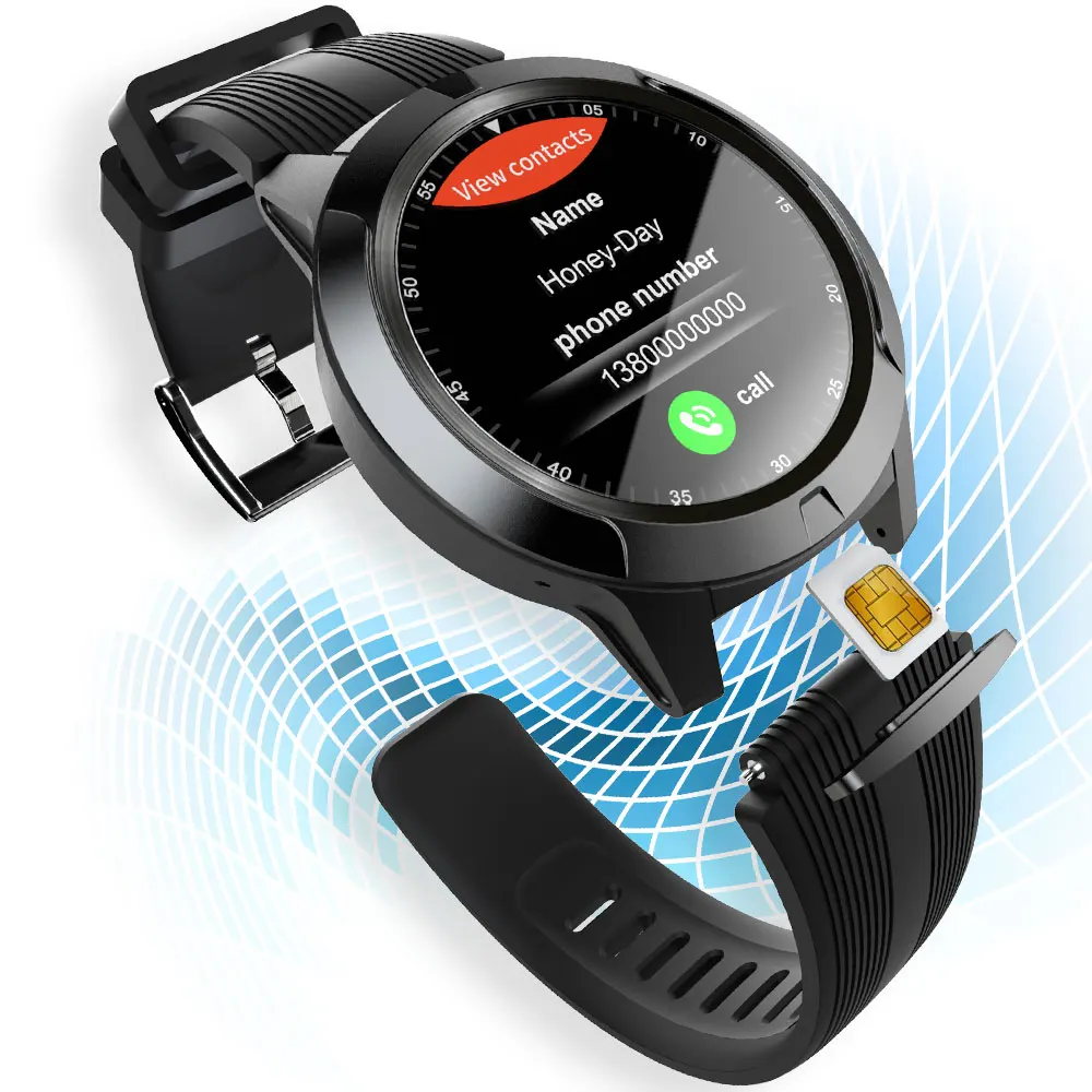 Smart Watch Can Be Inserted Into The Card Call GPS Exercise Step Health Monitoring Information Push Sleep Analysis Smart Watch