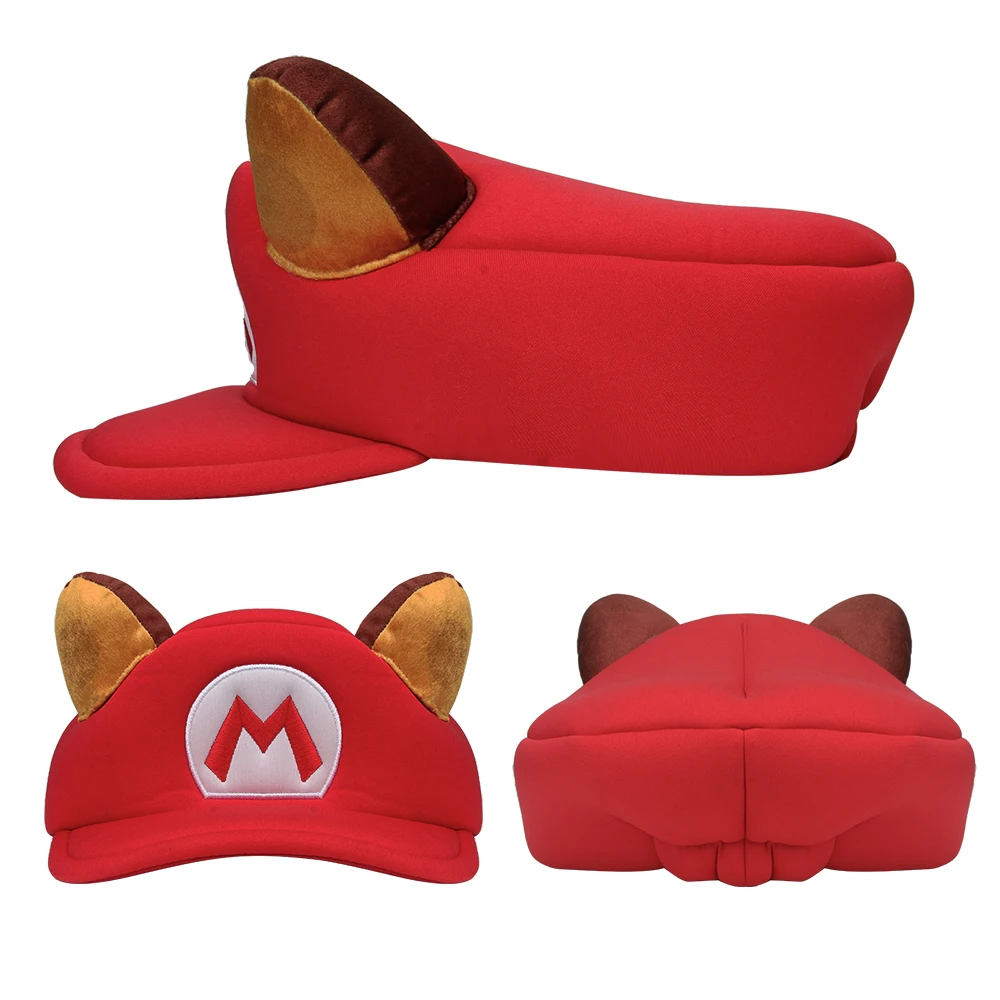 Gorra de fontanero Odyssey para niños y adultos, gorro de personaje de juego de Mario, accesorios de Cosplay, regalos