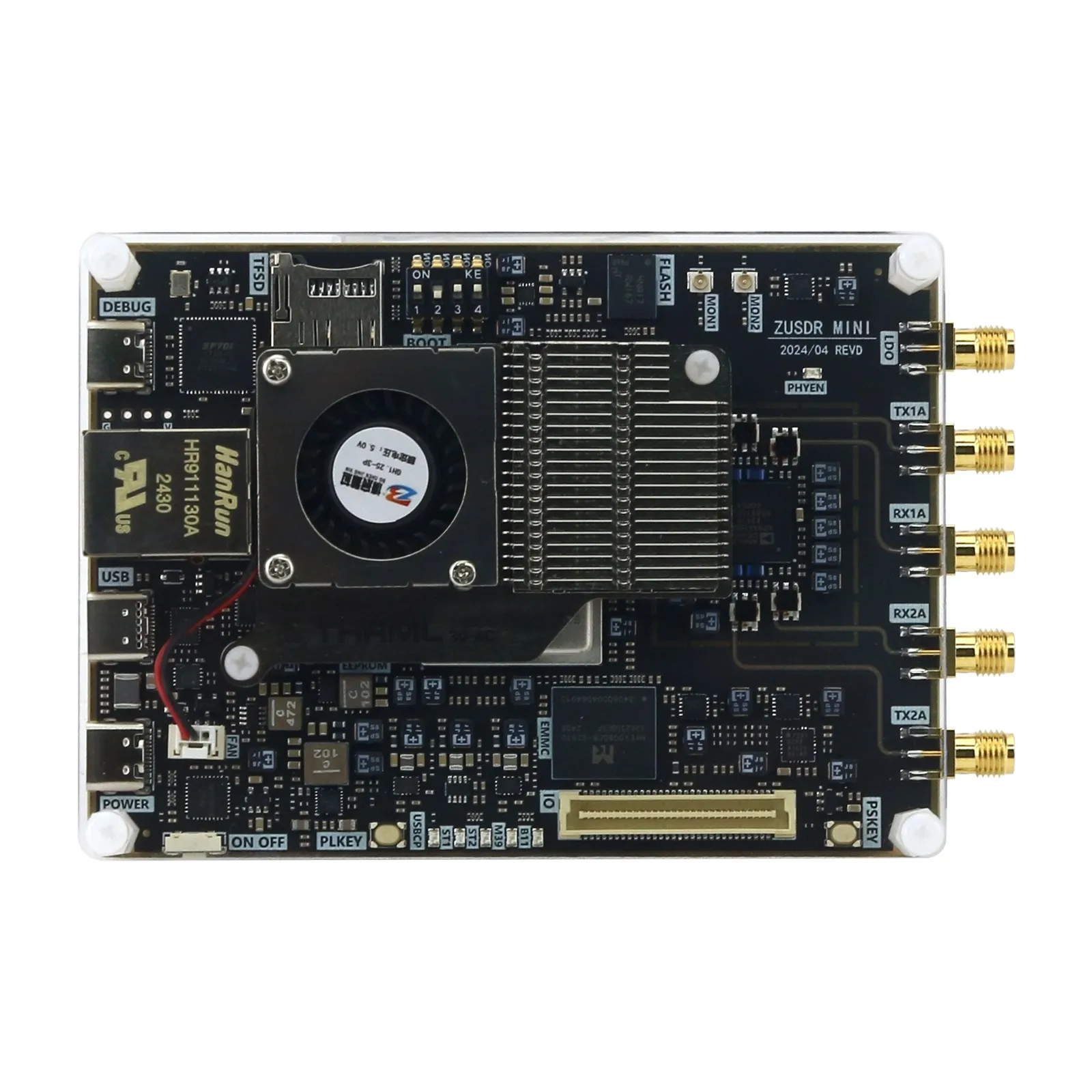 HamGeek ZUSDR MINI SDR Development Board Kit, High Performance 4-Core 1.3G CPU Compatible FMCOMMS3 Replacement Pluto