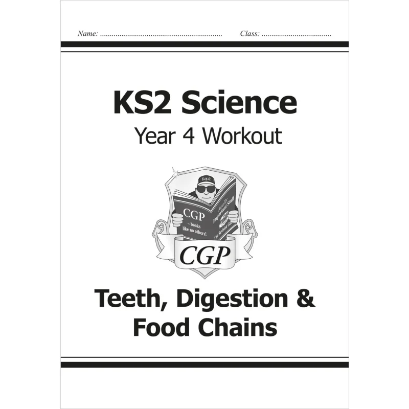 KS2 Science Year Four Workout Teeth Digestion  Food Chains CGP Books Coordination Group Publications 9781782940845 Book