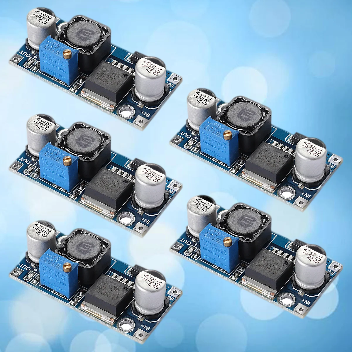 Moduł zasilania 10 szt. 3A DC-DC Regulowany Konwerter Napięcia 3.2-46V Wejście 1.25-35V Wyjście Ochrona Przed Zwarciem