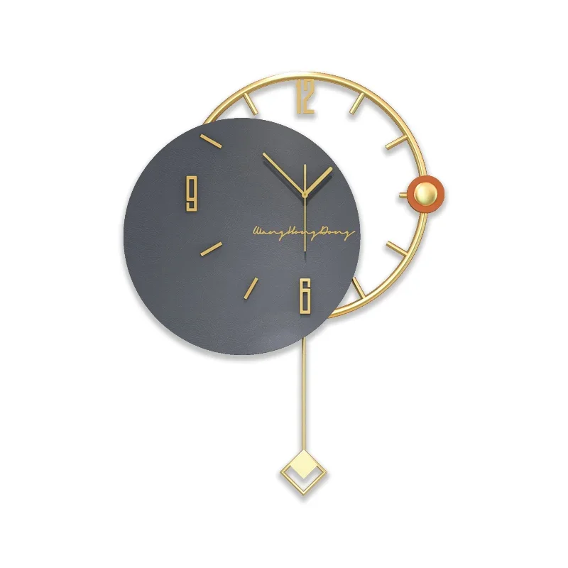 Kitchen Clock Modern Luxury Silent Non Ticking for Bedroom Home Office Cartoon Art Decor Horloge Murale
