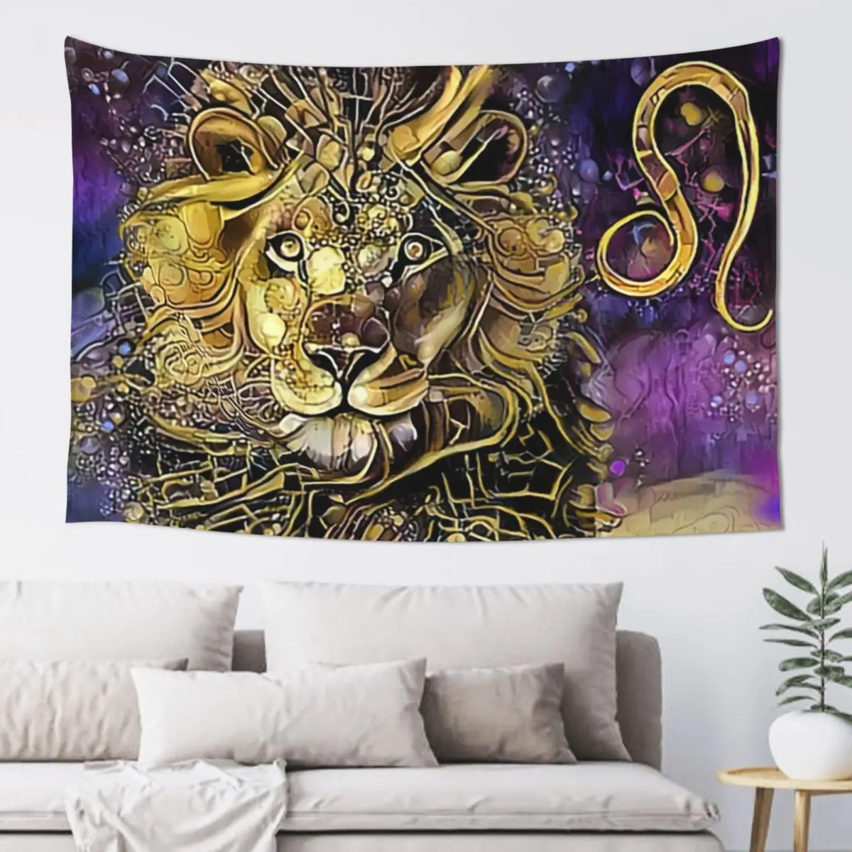 

Leo - Zodiac Tapestry Room Decor Cute Decor Decorative Paintings Tapestry