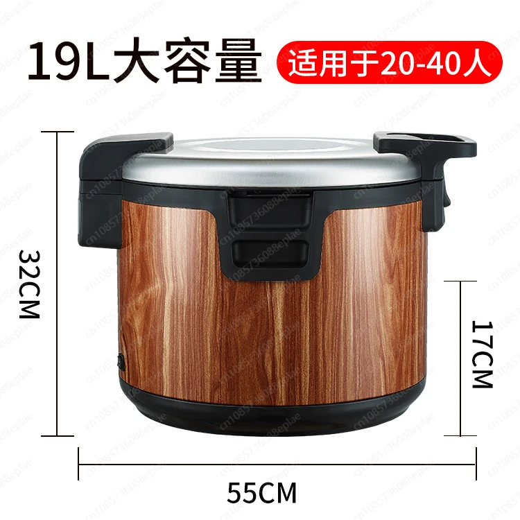 Commercial Sushi Rice Warmer - Large Stainless Steel Buffet Food Warmer & Holding Cabinet for Restaurant