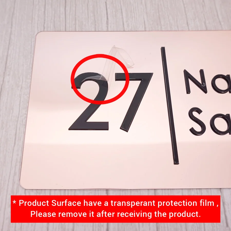 مخصص 3D البساطة الحديثة نمط الاكريليك مرآة تسجيل شخصية متجر اللوحة صالون تجميل مكتب بناء الباب الديكور